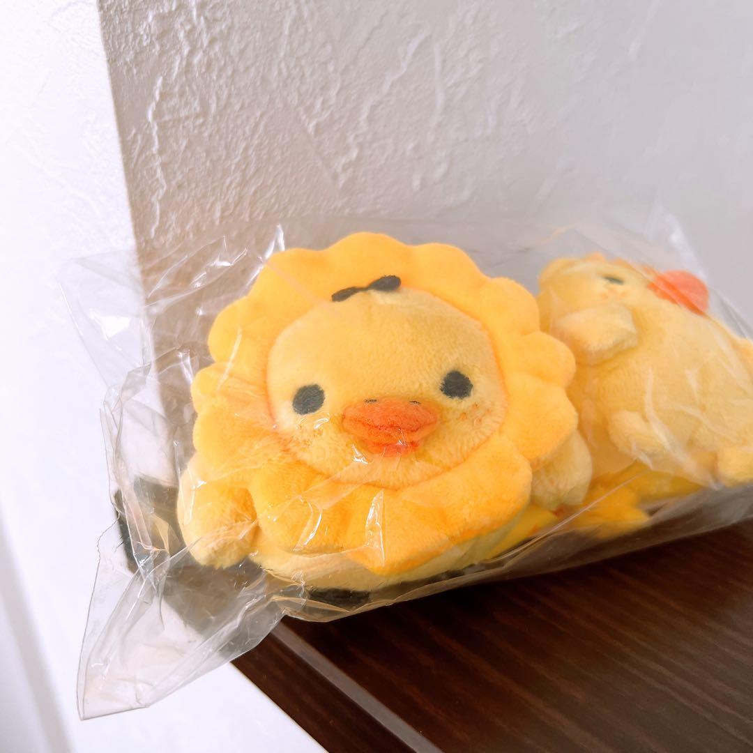 キイロイトリzoo らいおん親子　てのりぬいぐるみセット　東京駅店限定