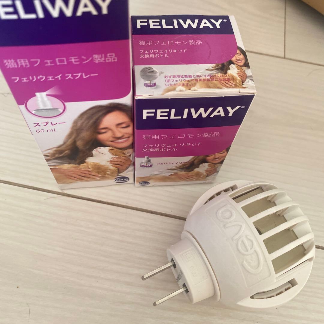 フェリウェイ 猫用 専用拡散器 リキッド 48mL スプレー　セット