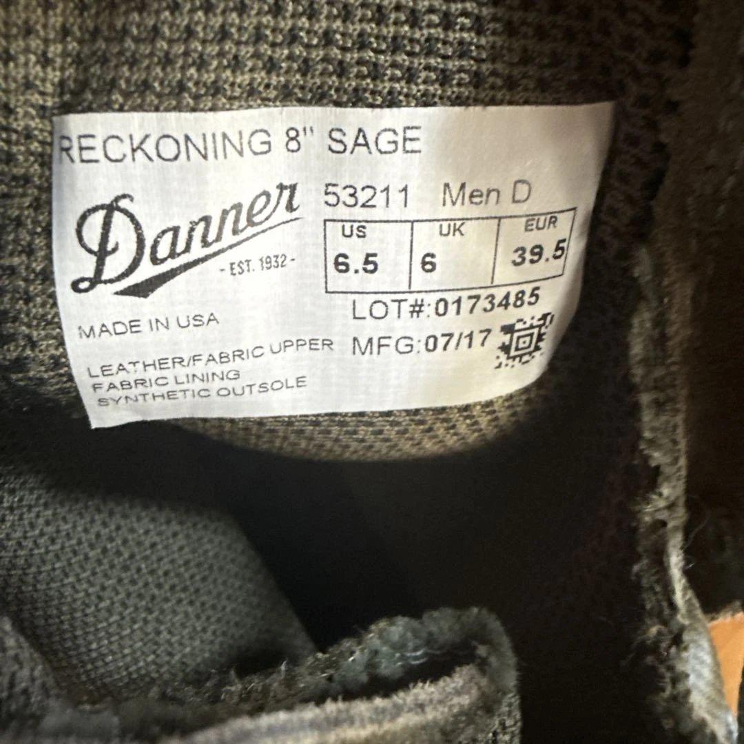 Danner ミリタリーブーツ オリーブグリーン