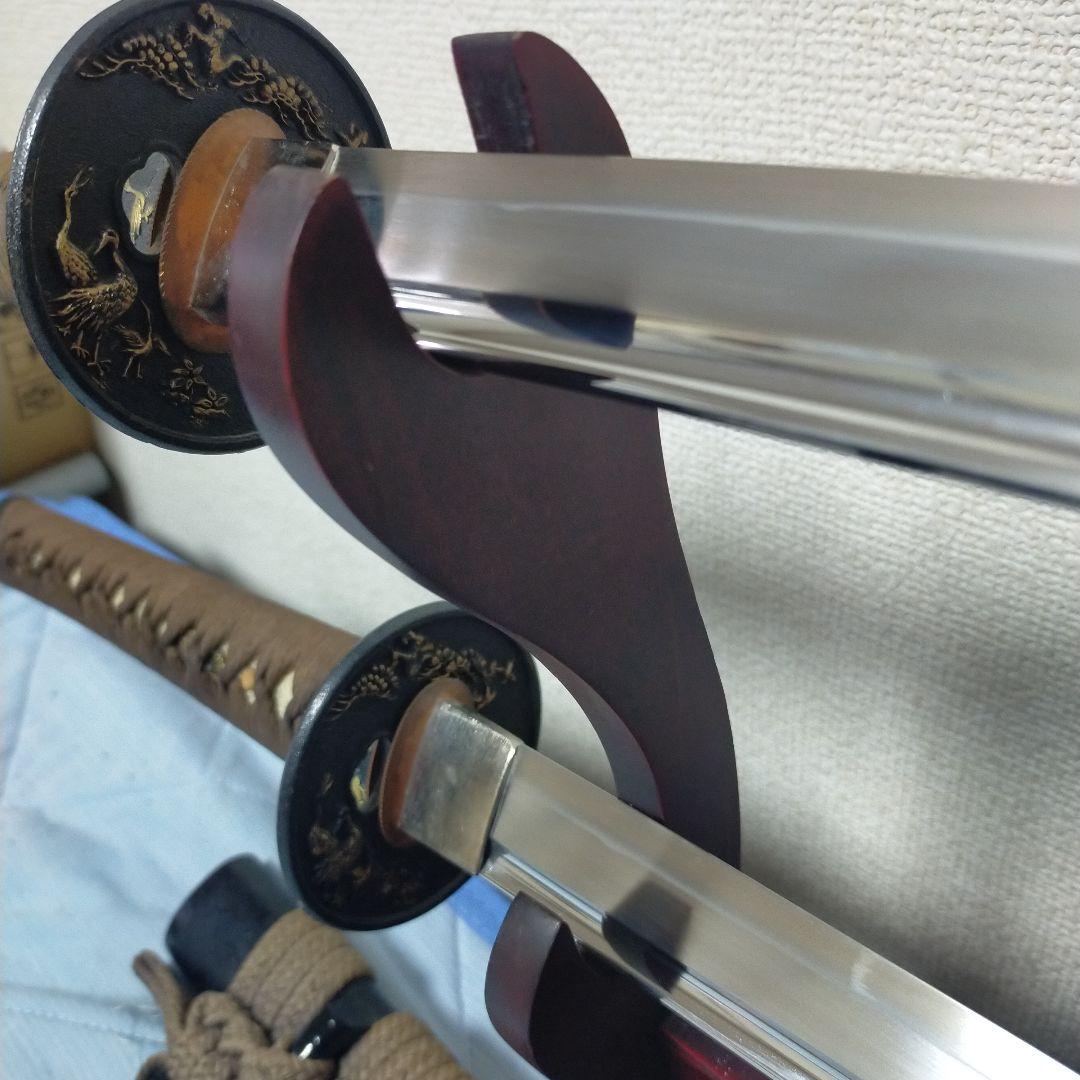 居合刀　模造刀　日本刀　刀剣　樋入り刀身　軽量　飾り鞘　鮫皮　脇差　太刀