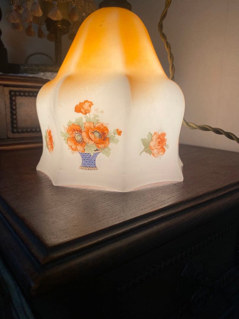 イギリスアンティークランプシェードのみ