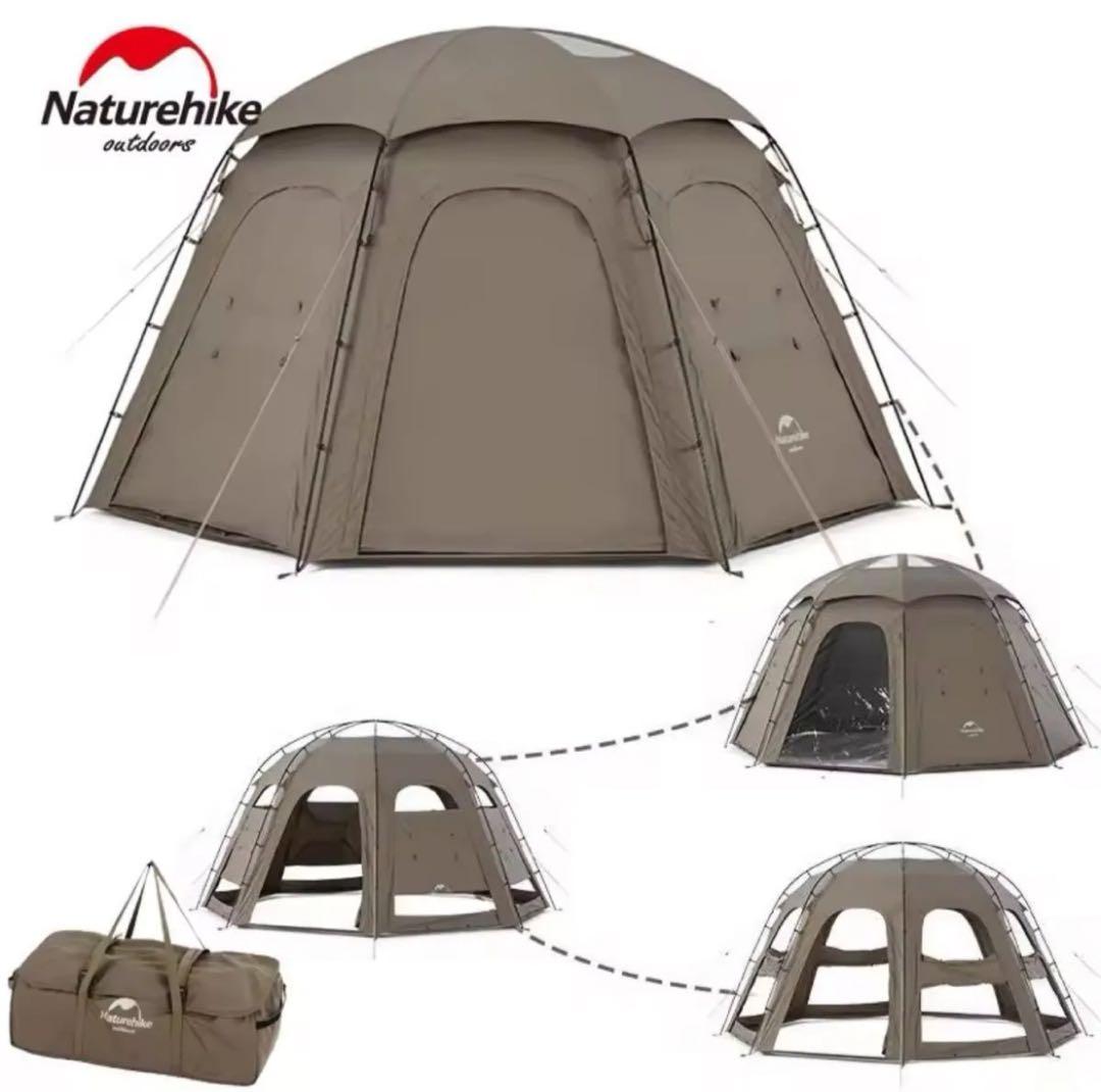 【未使用】naturehike fire ドーム型テント tc素材 tpu付き