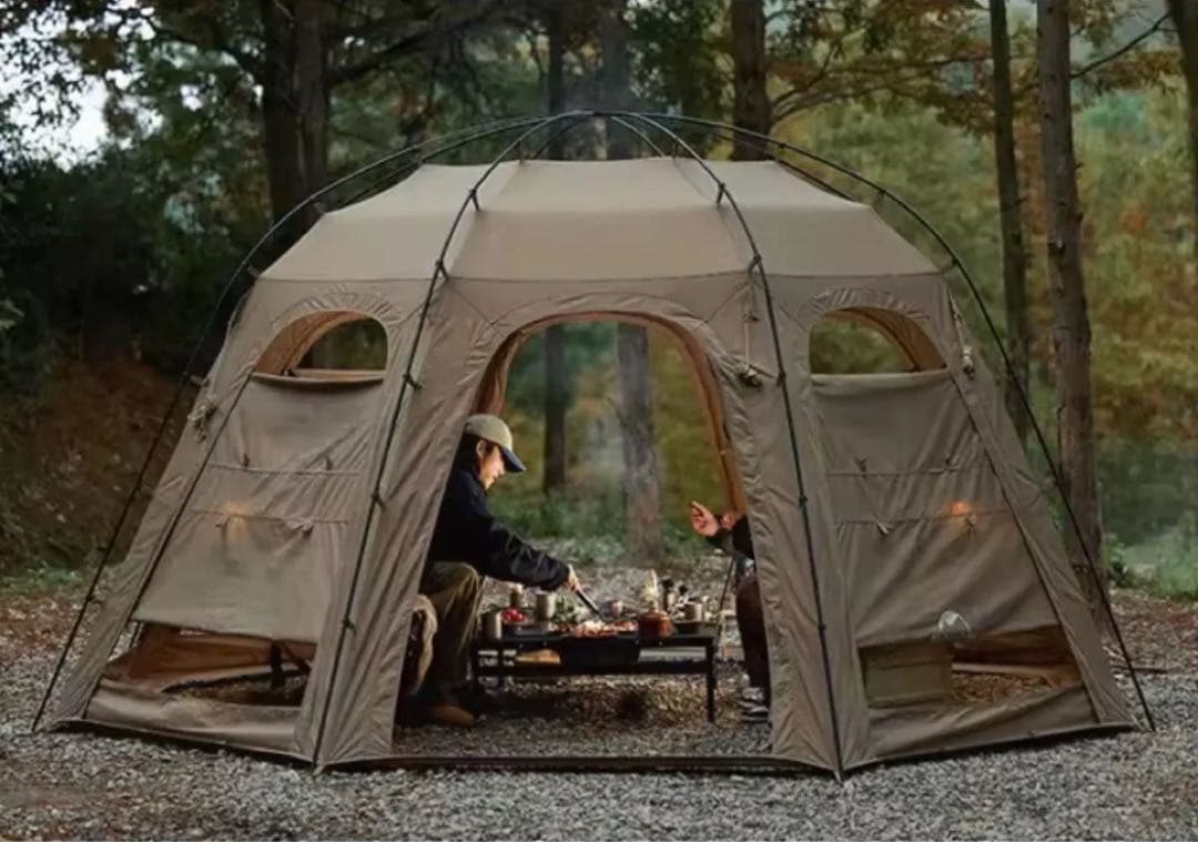 【未使用】naturehike fire ドーム型テント tc素材 tpu付き