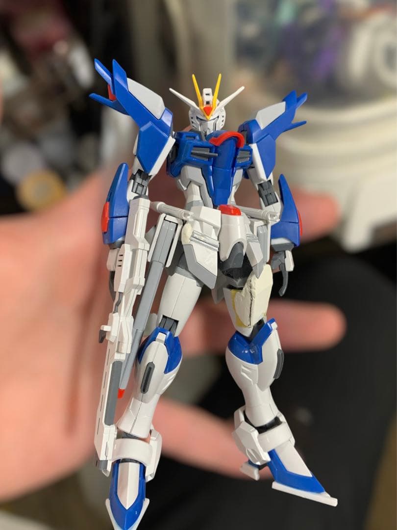 製作中HGライジングフリーダムガンダム　改修　ガンプラ