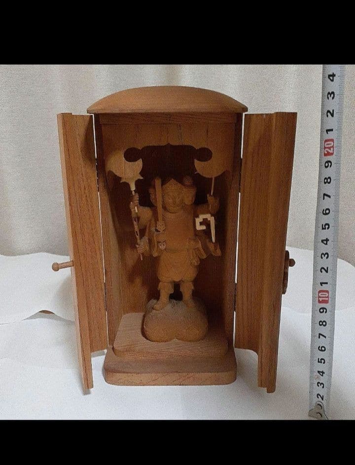 三面出世大黒天　厨子　仏像