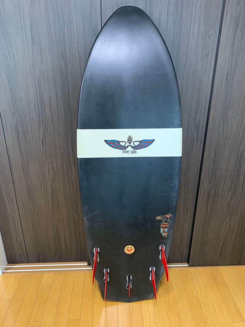 小波キラー Vonsol Flying Manta 5’7\" eps専用フィン付