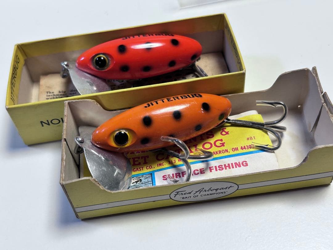 Jitterbug オールドルアー　Fred arbogast ジッターバグ