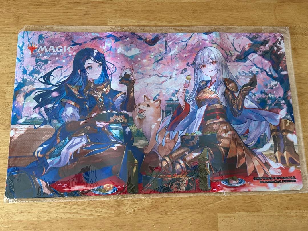 MTG お花見キャンペーン 放浪皇 ナーセット未開封 プレイマット　藤ちょこ