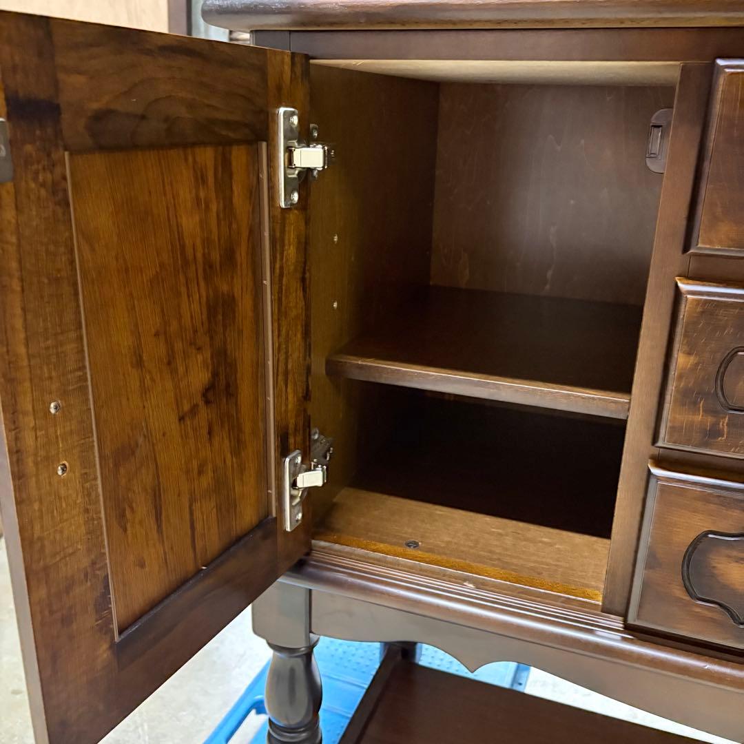 【福岡】【美品】カリモク karimoku 飾り棚 アンティーク ヴィンテージ