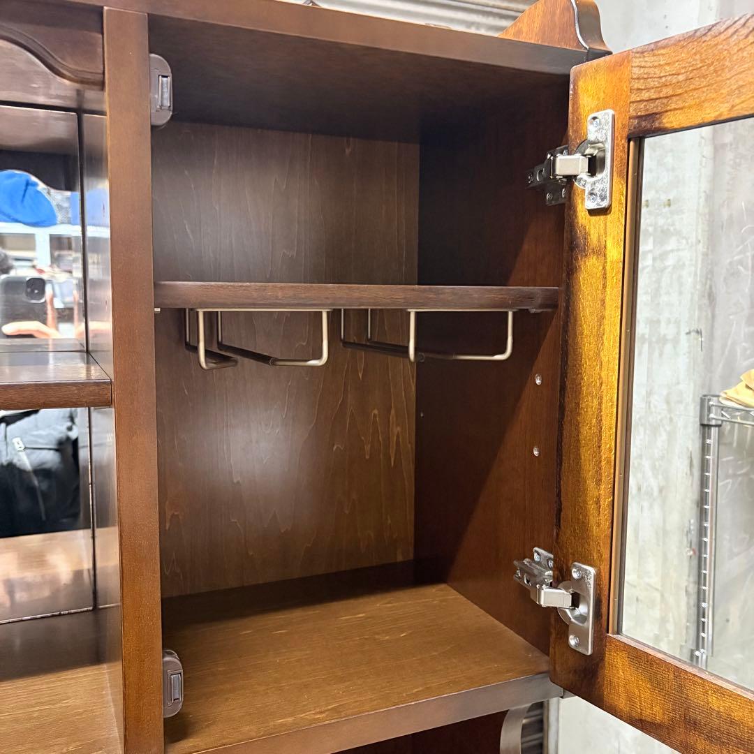 【福岡】【美品】カリモク karimoku 飾り棚 アンティーク ヴィンテージ