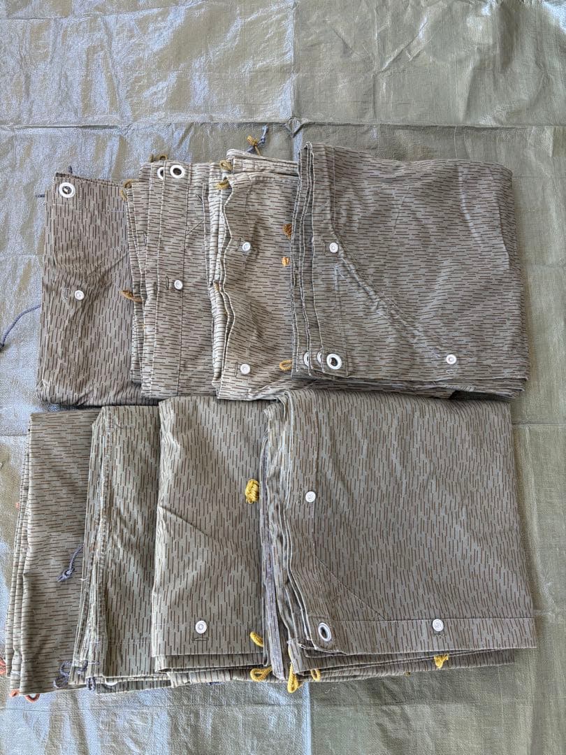 東ドイツ軍　軍幕　タープ　テント　コットン軍幕　ミリタリー キャンプ　キャンプ