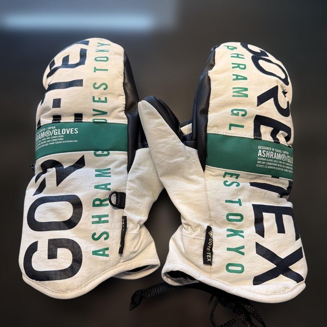 ASHRAM アシュラム　スノーボードグローブ　ゴアテックス LOGO