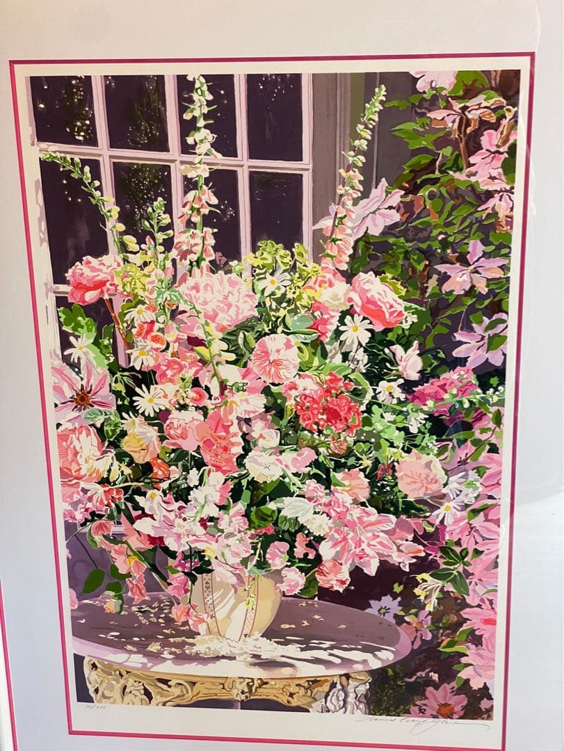 デビット・ロイド・グローバー リトグラフ カントリーガーデン 絵画 インテリア