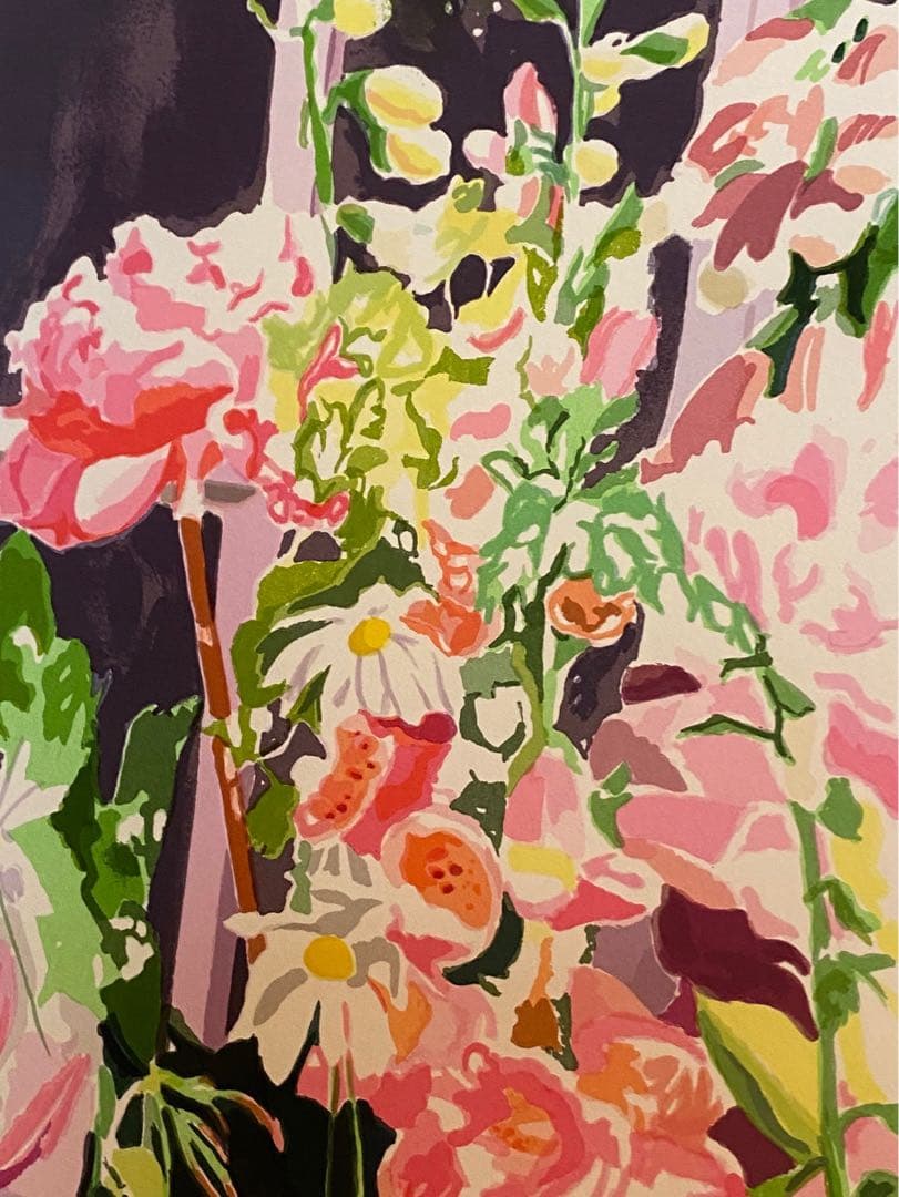 デビット・ロイド・グローバー リトグラフ カントリーガーデン 絵画 インテリア