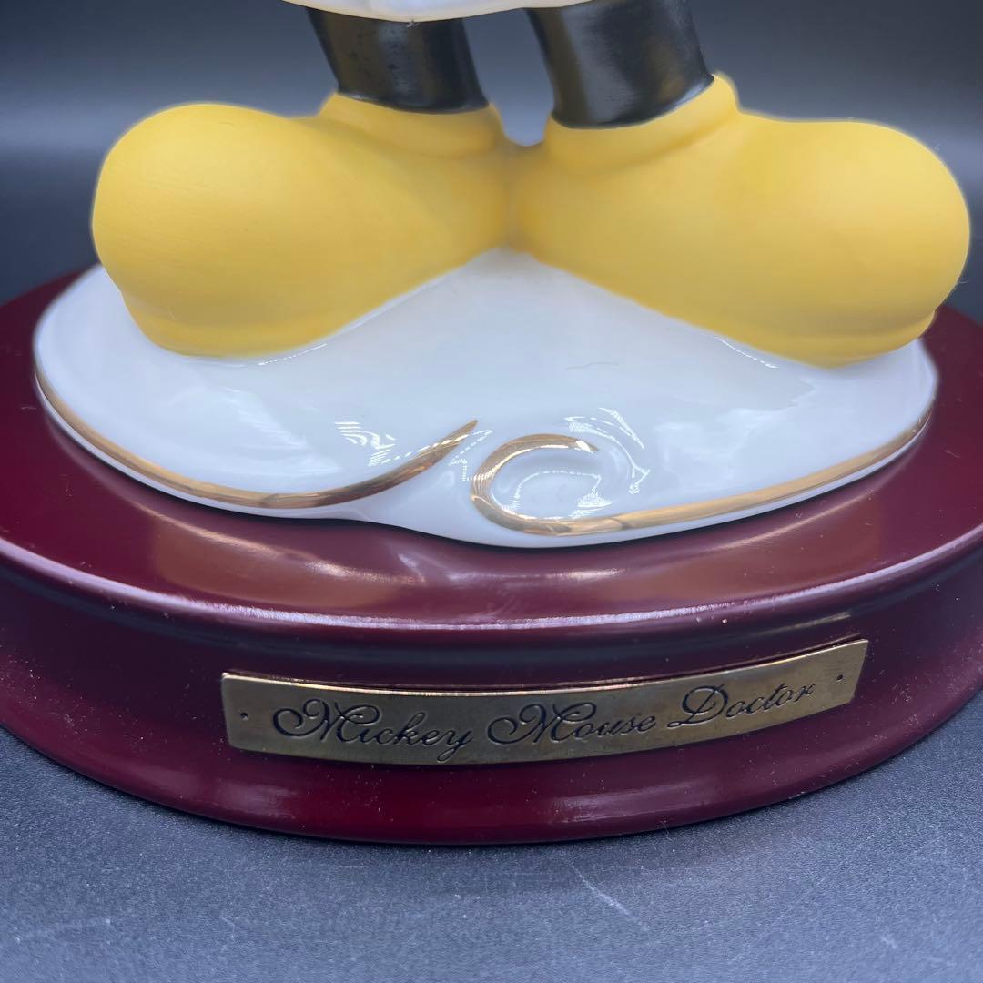 【レア】ドクター　ミッキー 　医者　フィギュア　加藤工芸　陶器