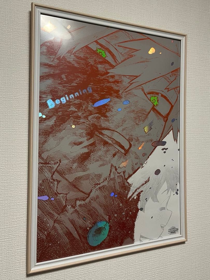 ヒロアカ　原画展　A2 アートポスター　２枚セット 緑谷出久 爆豪勝己