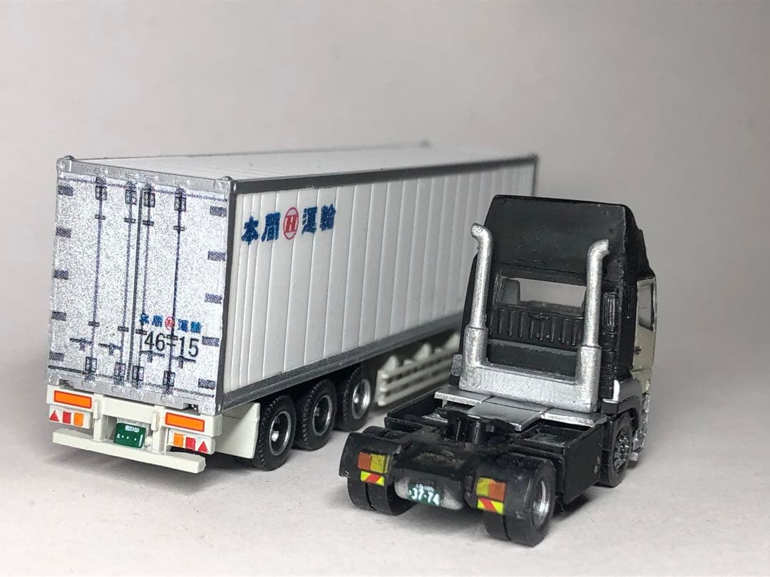 初本間運輸リーファーコンテナトレーラーコレクション三菱スパグレサーモキング冷凍機