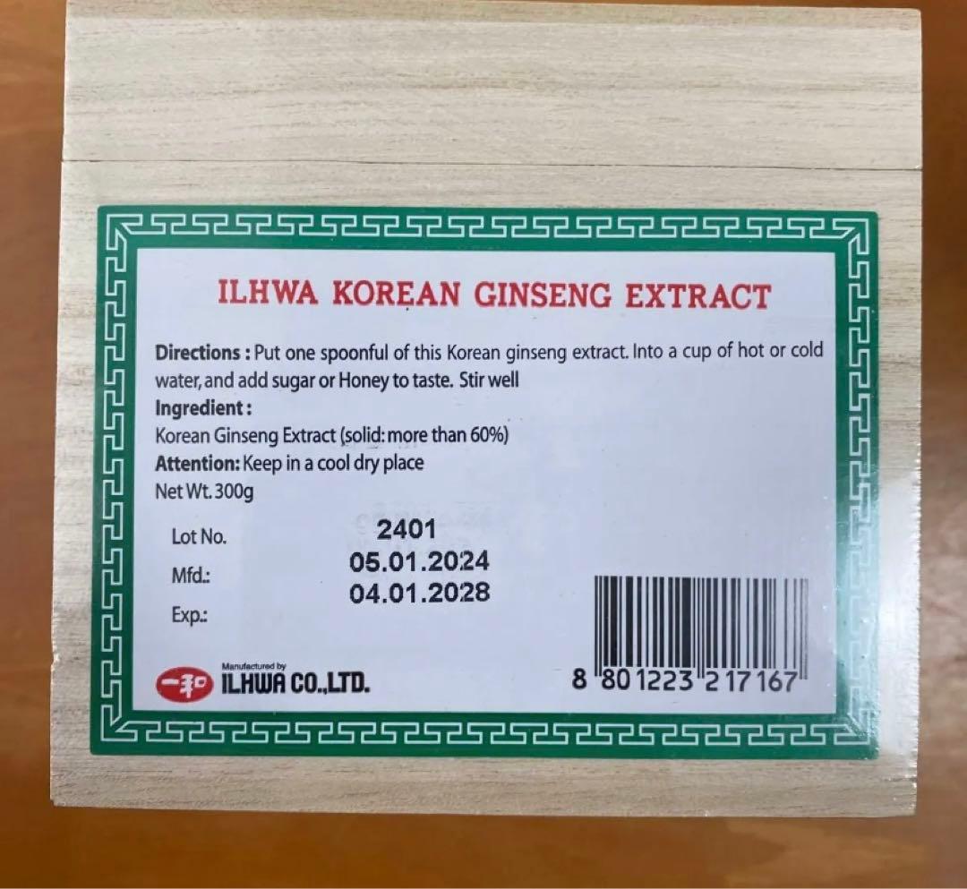 一和　高麗人参　6年根　300g １個