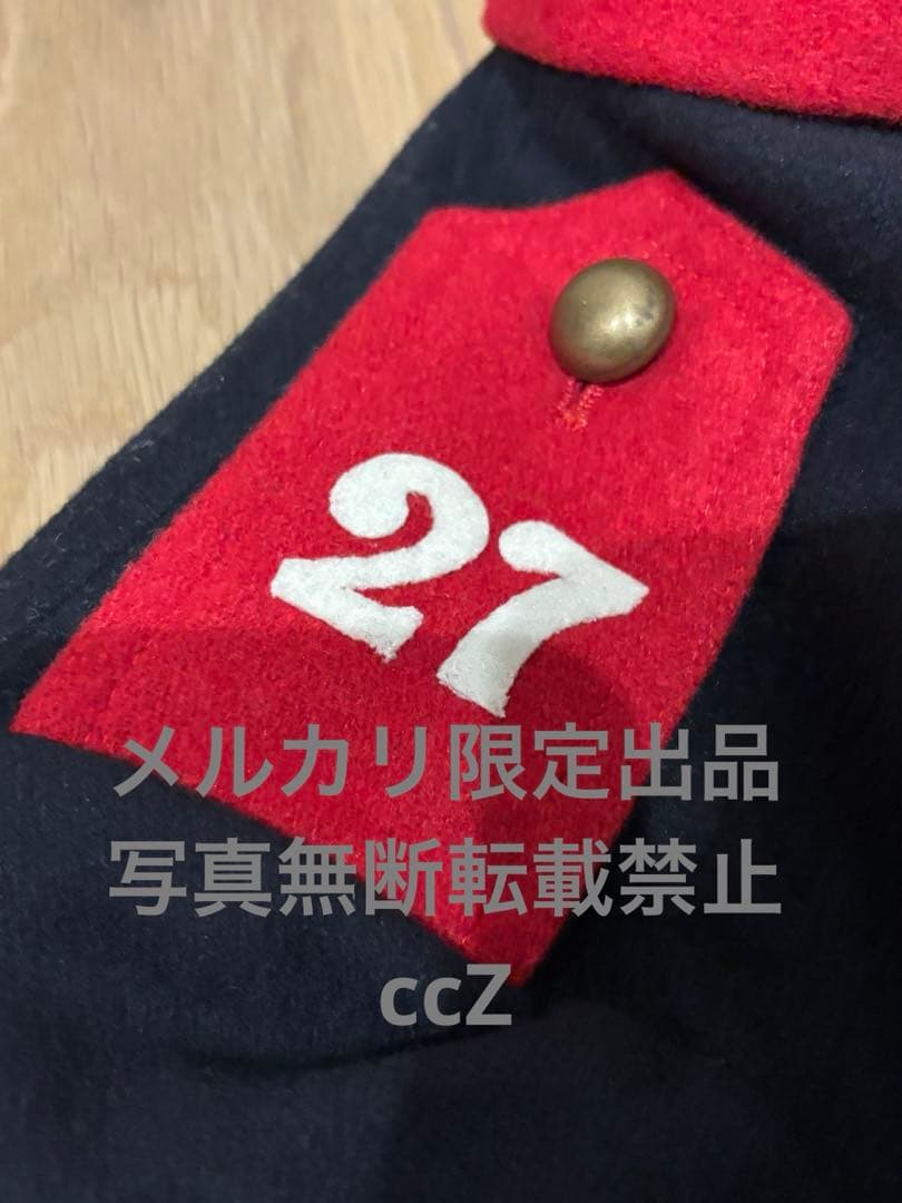 濃紺　明治陸軍　27連隊　軍装上着➕軍帽　濃紺ウール製　精密復刻版 小号