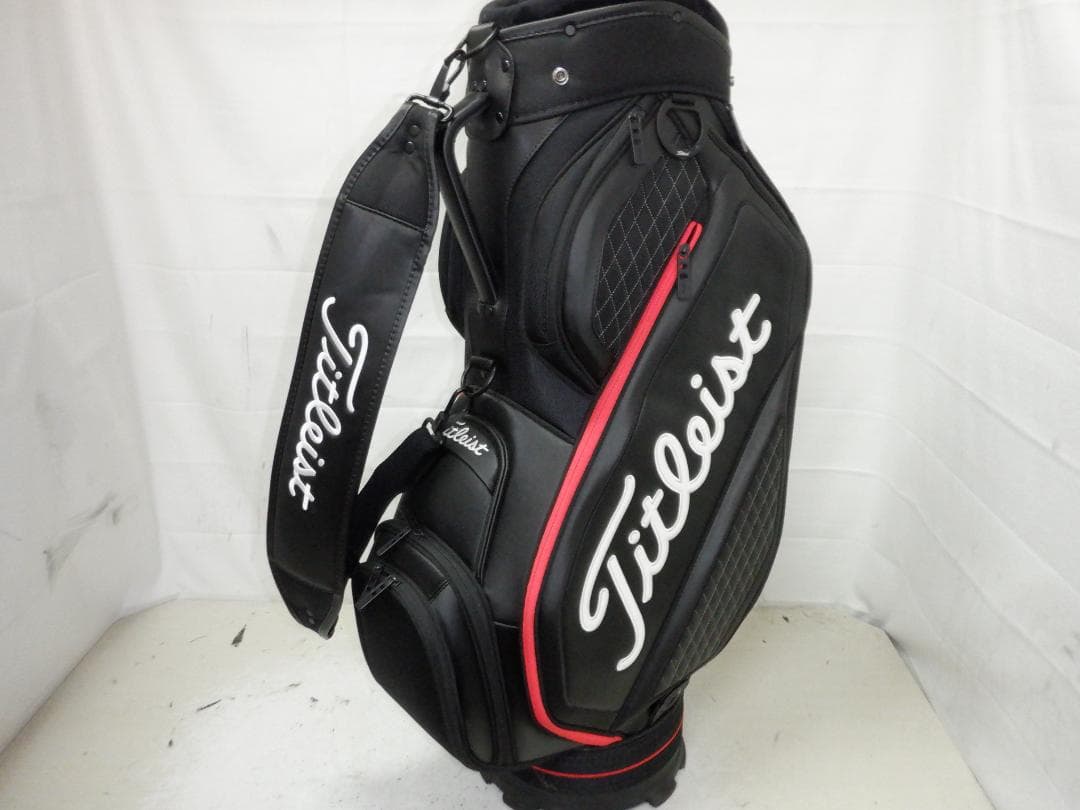 Titleist★タイトリスト★9.5型★美品★スタッフ(BK×RED)
