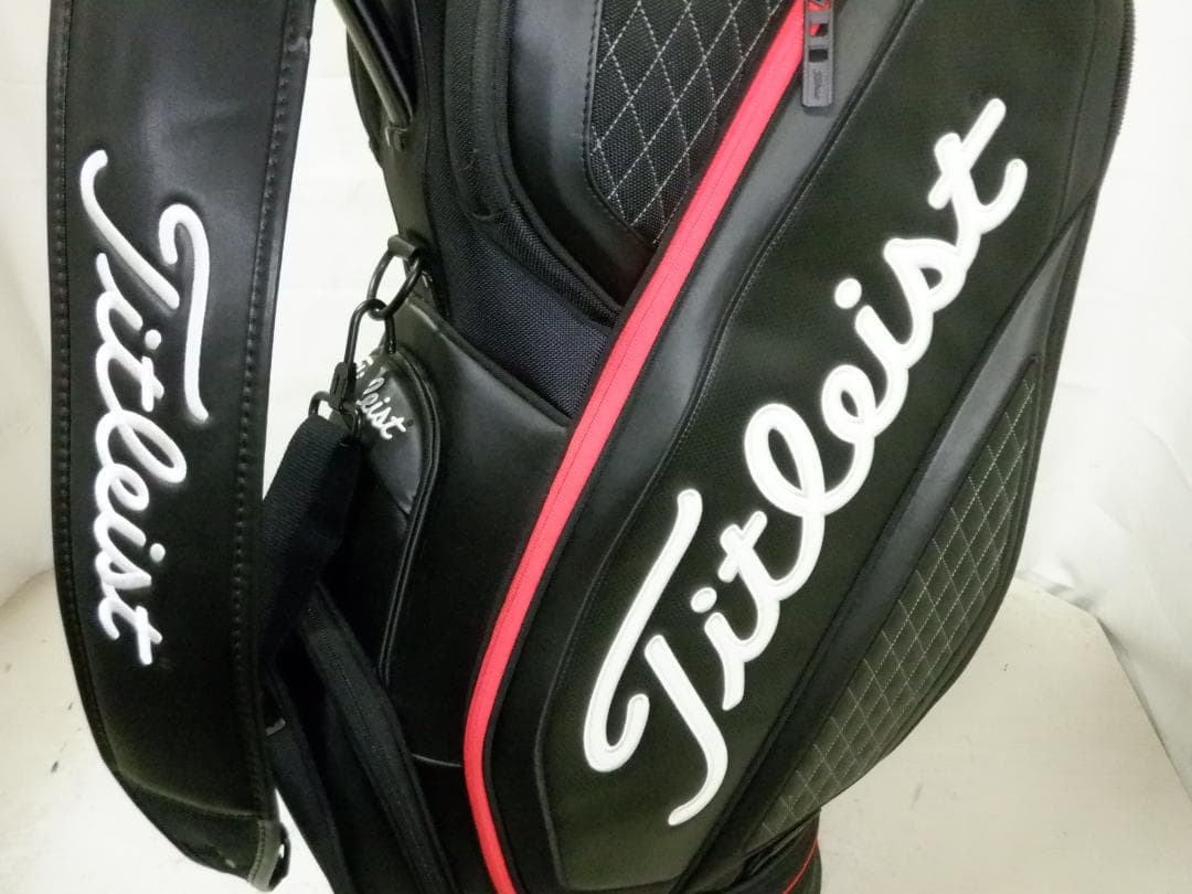 Titleist★タイトリスト★9.5型★美品★スタッフ(BK×RED)