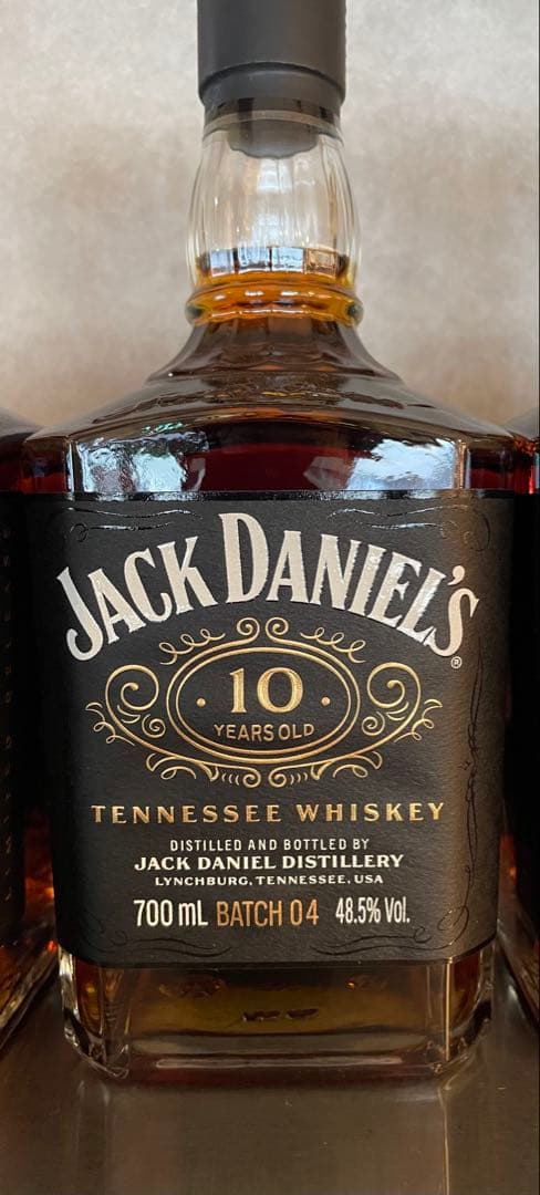 Jack Daniel's 10年 テネシーウイスキー 700mL