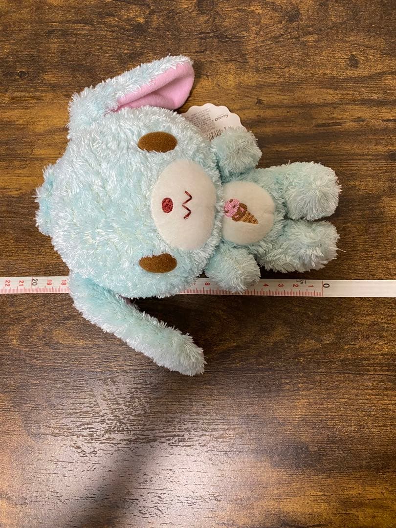 シュガーバニーズ　ぬいぐるみ　ミントうさ　ミントシシュウ　刺繍　サンリオ