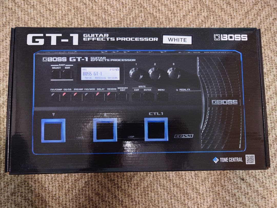 BOSS ギター エフェクト プロセッサー GT-1　ホワイト