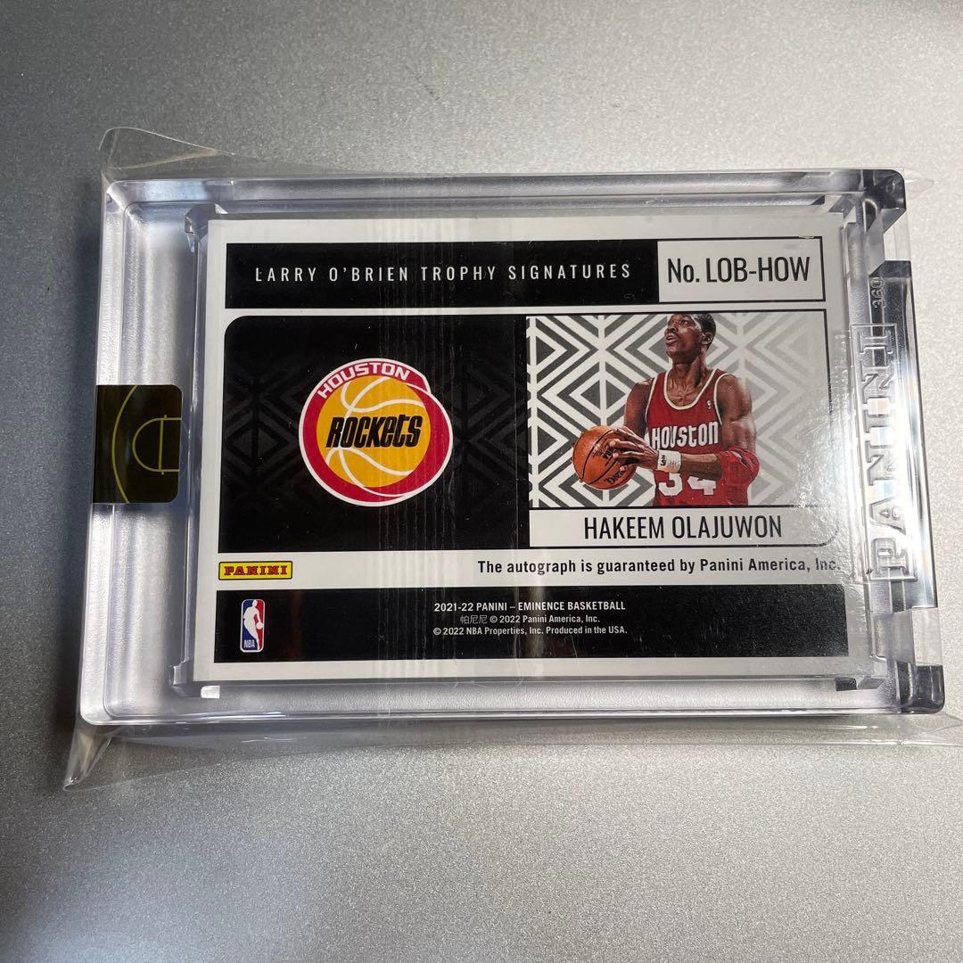 Eminence Hakeem Olajuwon Auto 直筆サイン