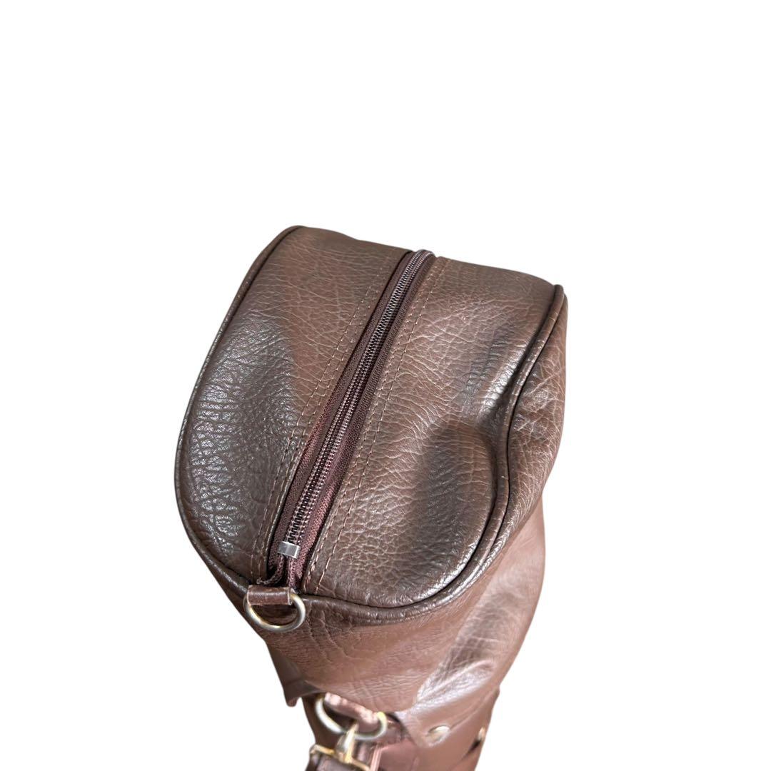 BURBERRY　バーバリー　キャディバッグ　ゴルフバッグ　チェック柄　レザー