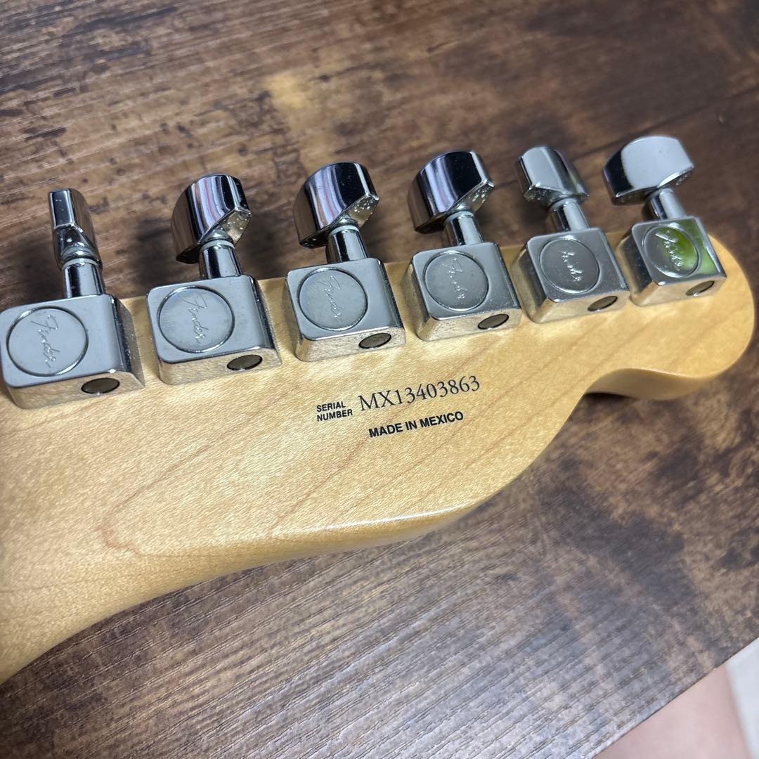 Fender Mexico製 Telecaster 左利き レフティ LH 青色