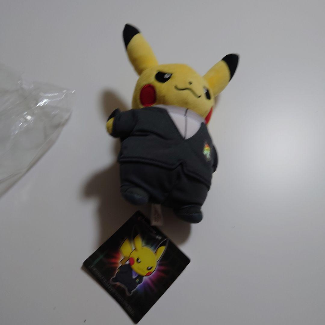 ボスごっこピカチュウ　ぬいぐるみ　ロケット団　サカキ　タグ付き
