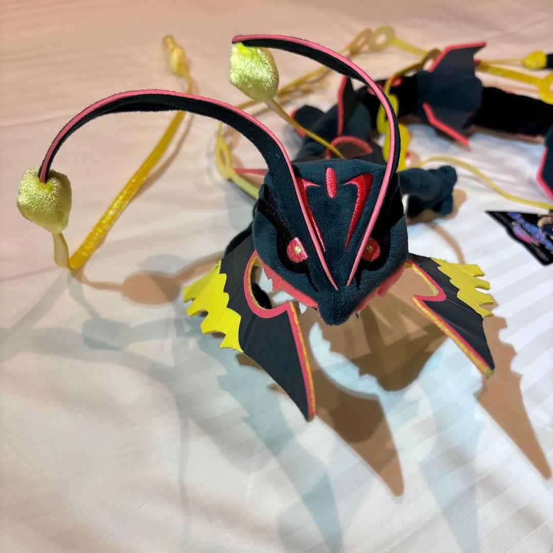 黒いメガレックウザ　ぬいぐるみ　タグ付き　ポケモンセンター限定