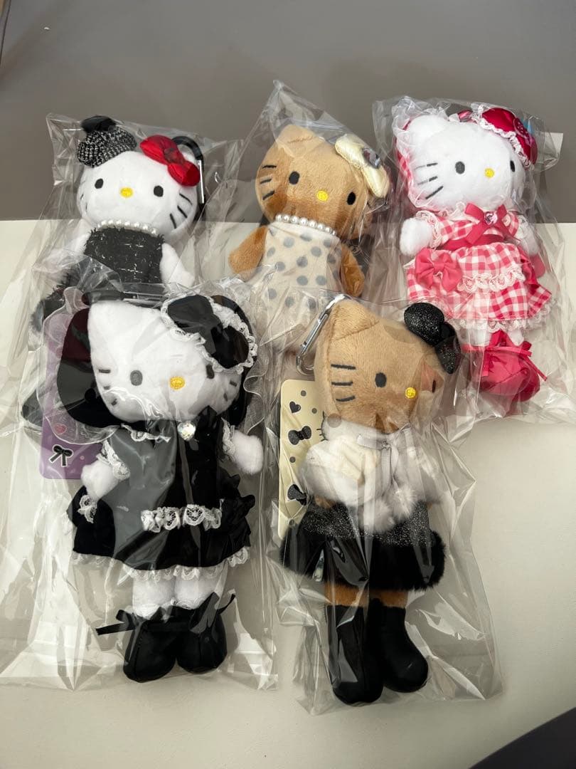 ハローキティ ぬいぐるみ 5体セット