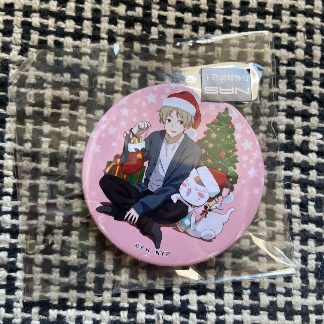 夏目友人帳　夏目貴志　プリロール　特典缶バッジ