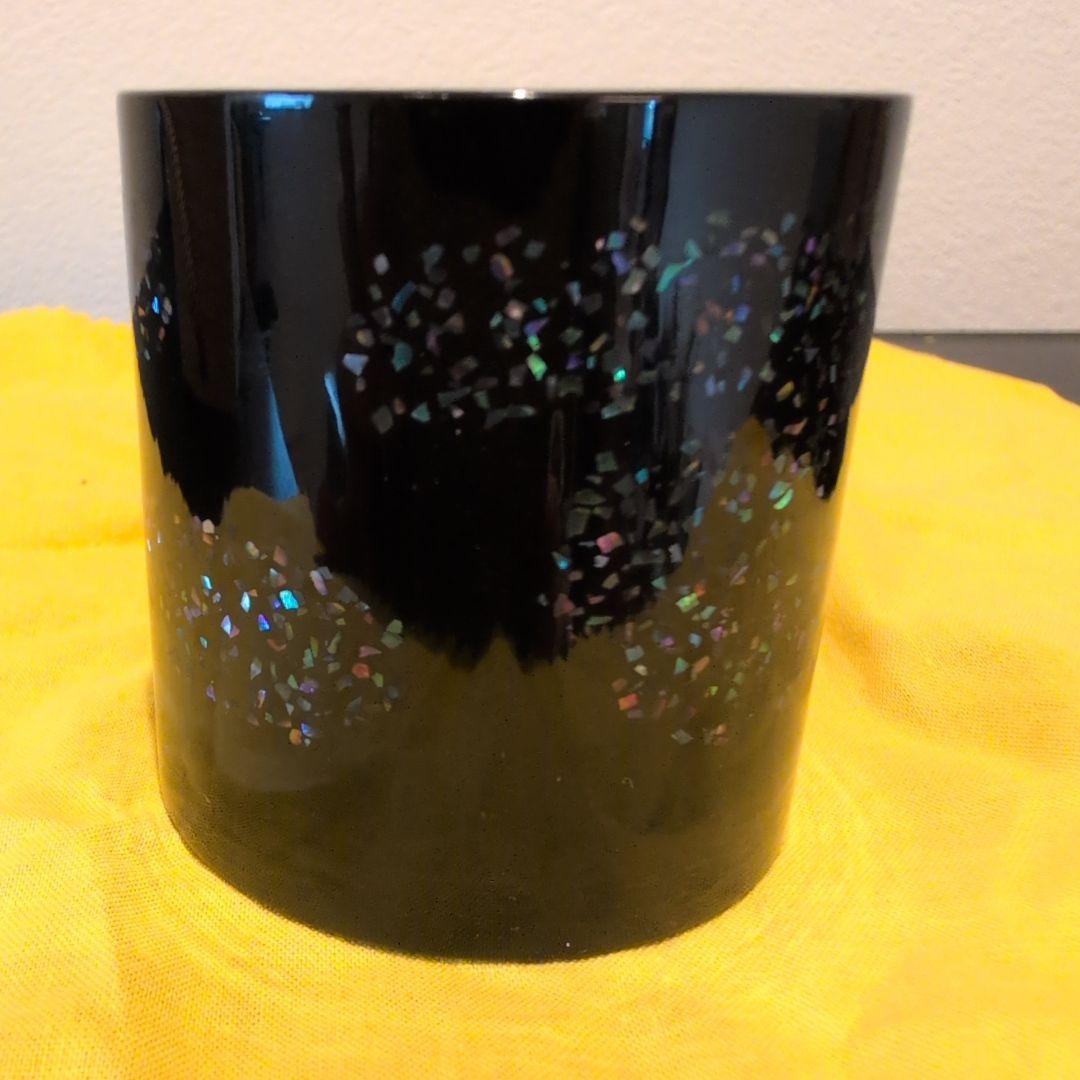 螺鈿 蒔絵 金輪寺久 茶入 共箱