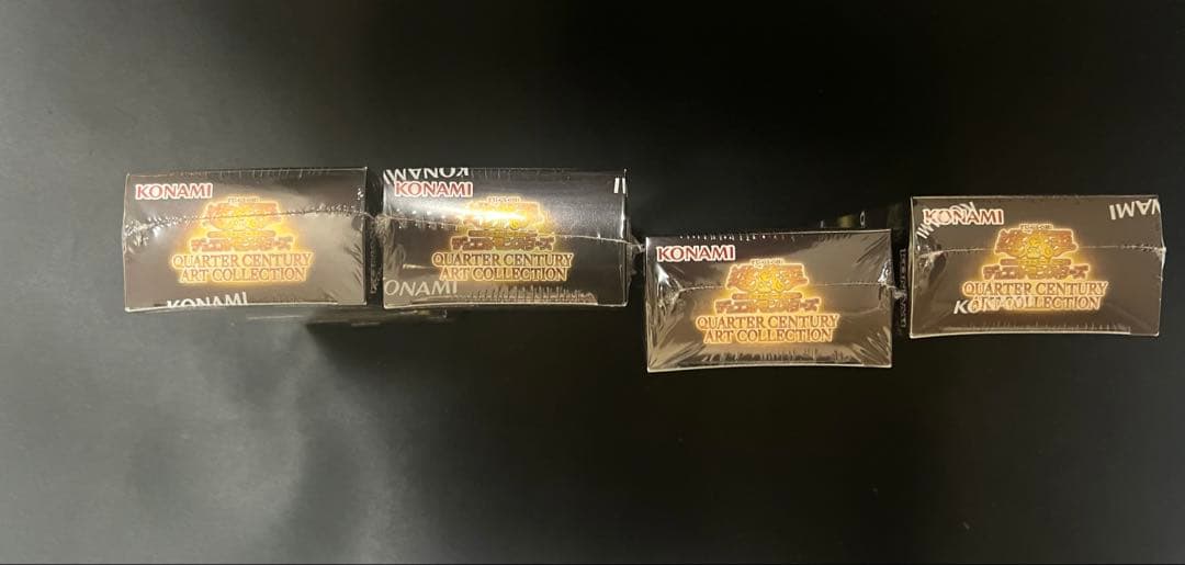 遊戯王 クォーターセンチュリーアートコレクション 4BOX シュリンク付き未開封