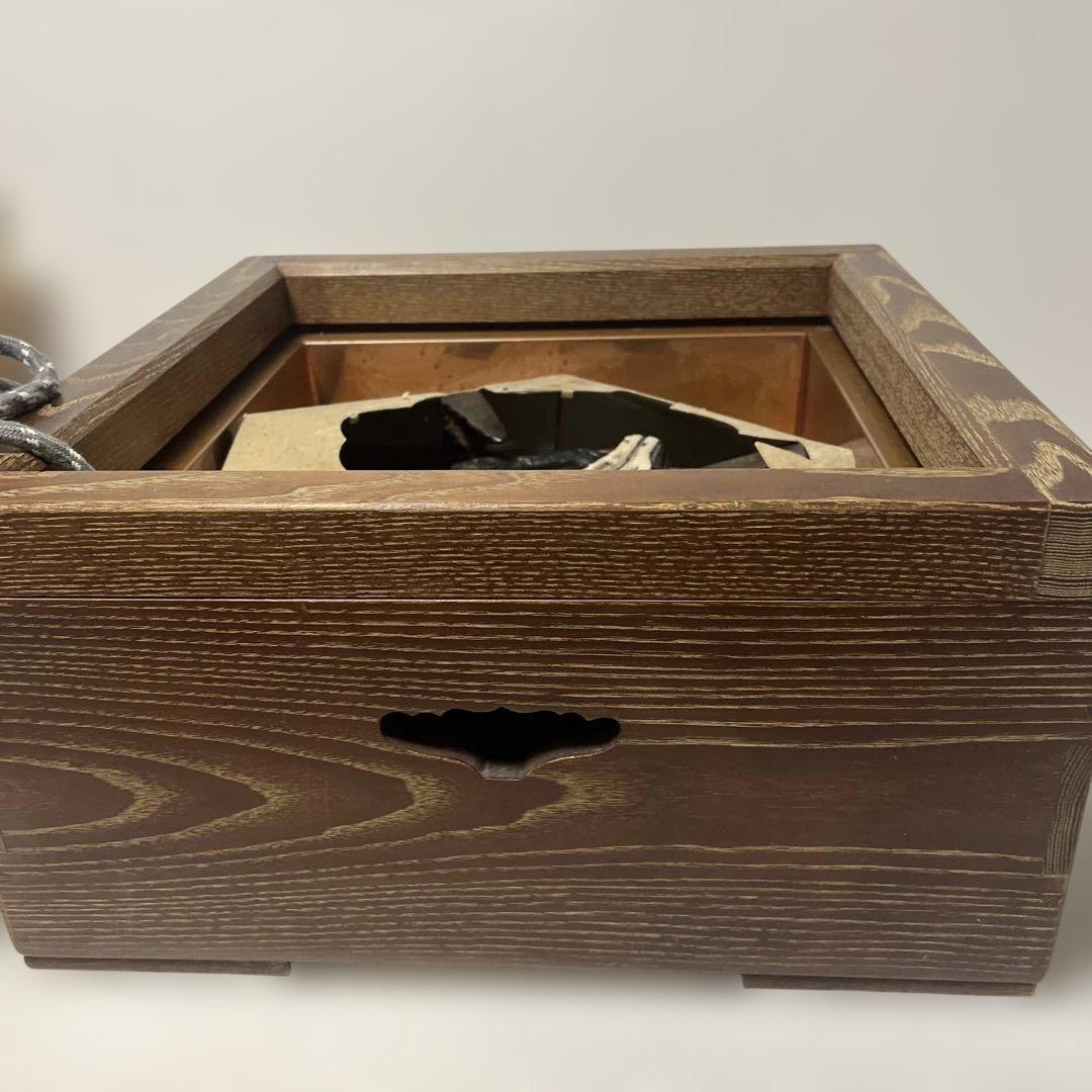 茶道具　置炉　野々田炭型電熱器