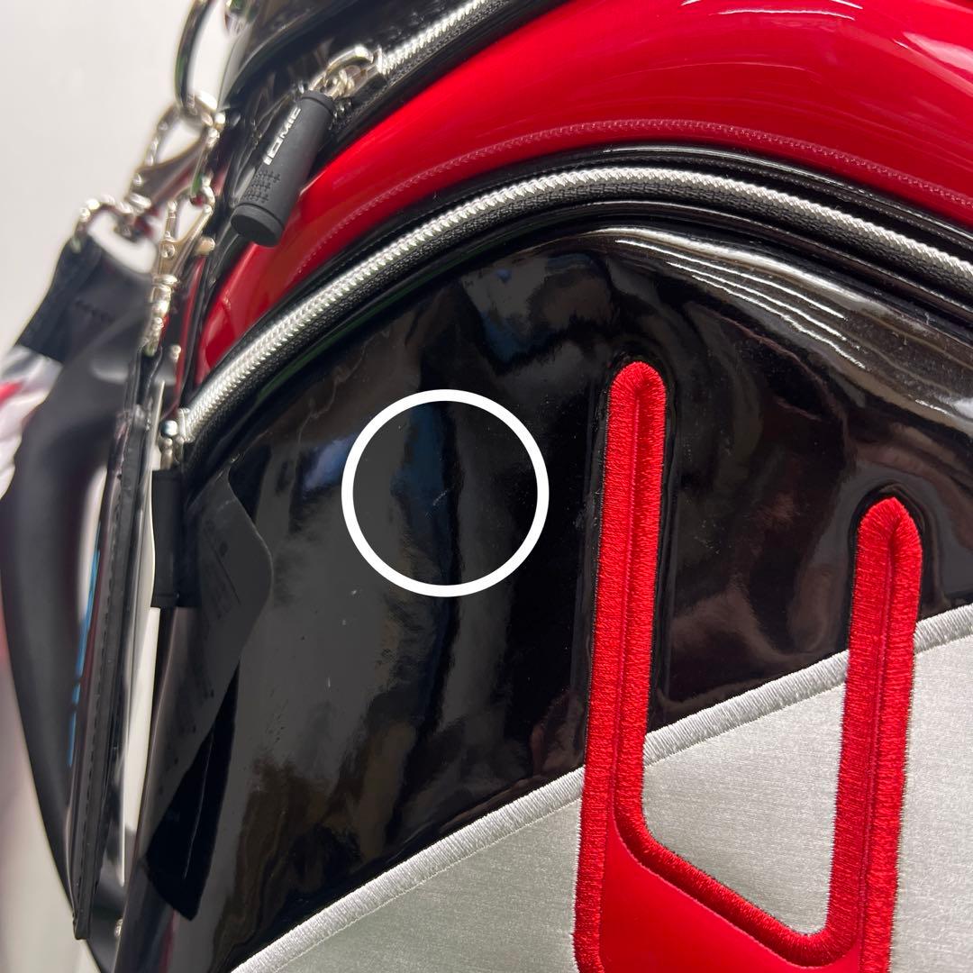 イオミック IOMIC キャディーバック　2019年モデル　ゴルフバック　黒赤