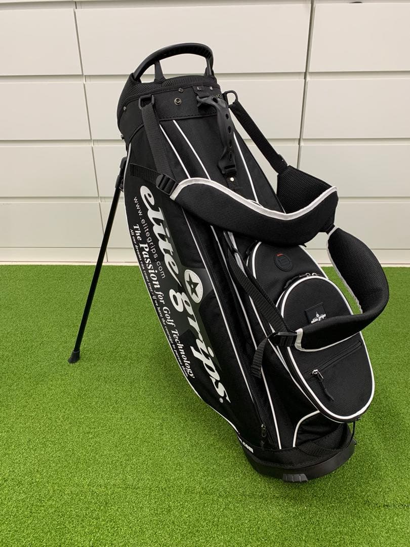 エリートグリップ elite grips ブラック キャディバッグ スタンド