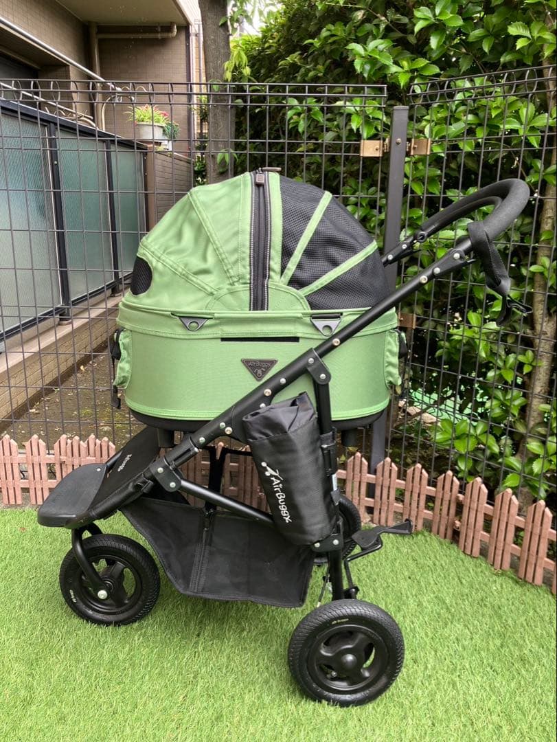 クマゴロー0409 AirBuggy 緑色 ベビーカー