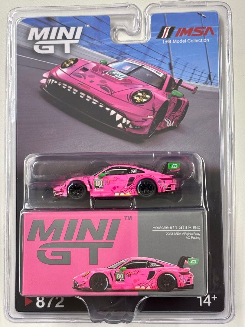 【残少】(1点) MINI GT 1/64 ポルシェ #80 ROXY