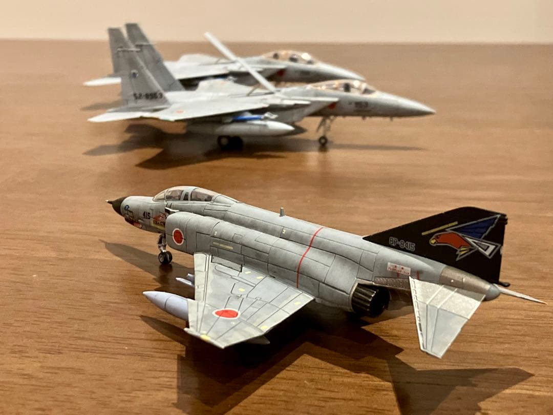 F-15J/DJ イーグル & F-4EJ改ファントム 1/144