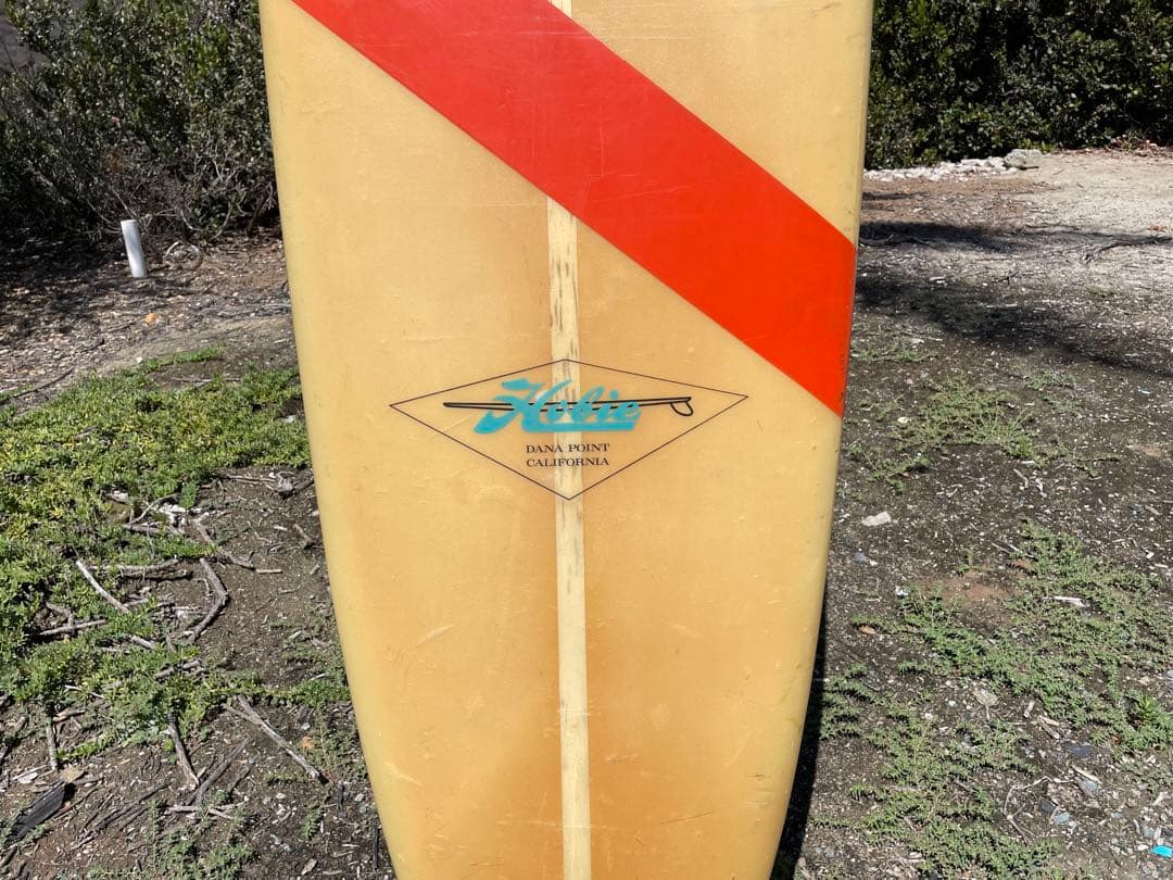 激レア◇60'sビンテージ◇HOBIEホビー ロングボード◇9'8 ウッドフィン