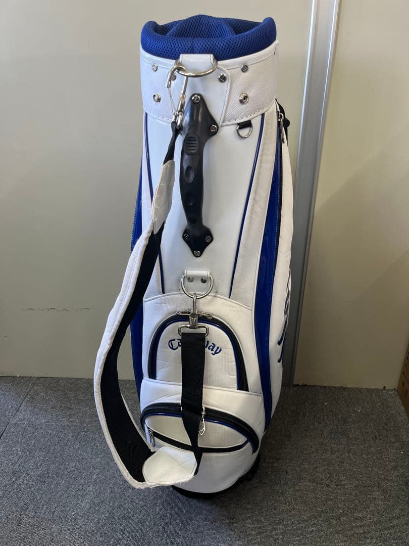 Callaway キャロウェイ　キャディバッグ ホワイト/ブルー