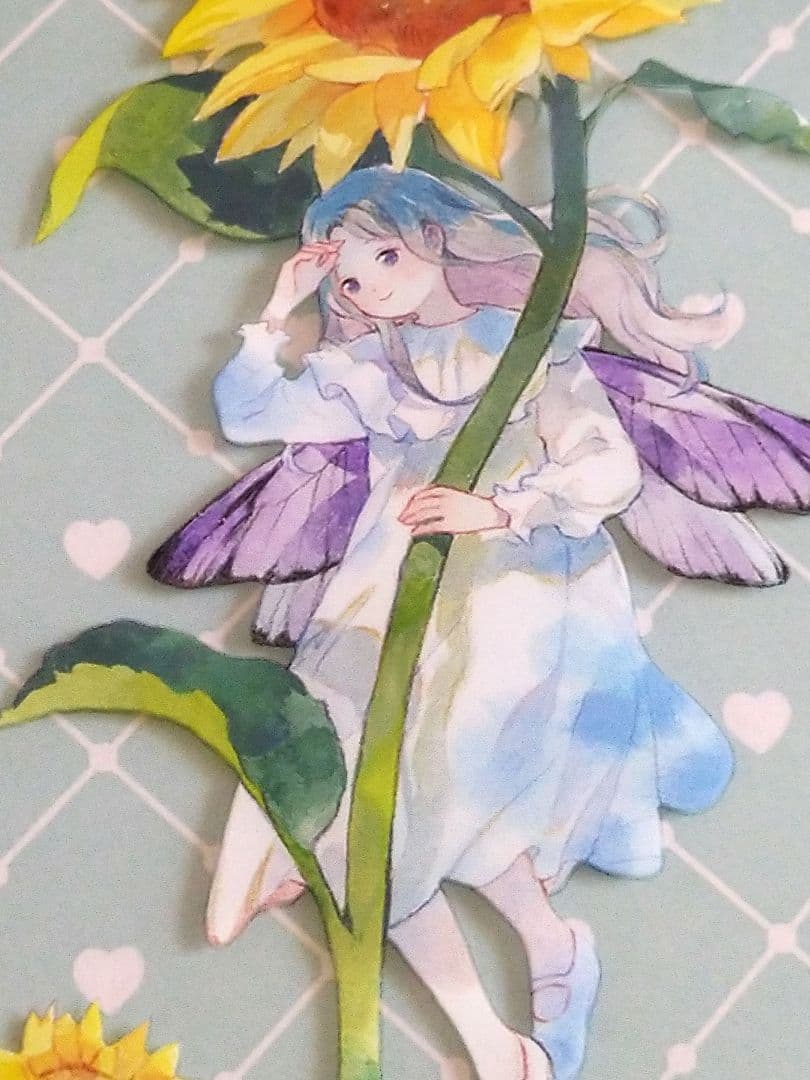 のこり２✩SALE✩789＃花间精灵(PET)欣甜切売り海外人物マステ女の子苜暖