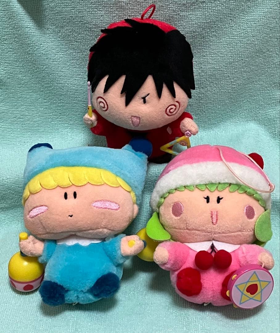 【匿名配送】ミルモでポン！　ぬいぐるみ　色々８個セット　当時品