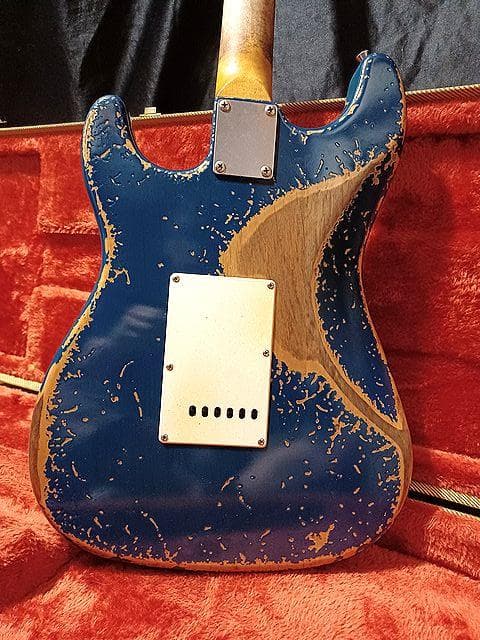 ギター Custom HardRelic Trans Blue Stratocaster