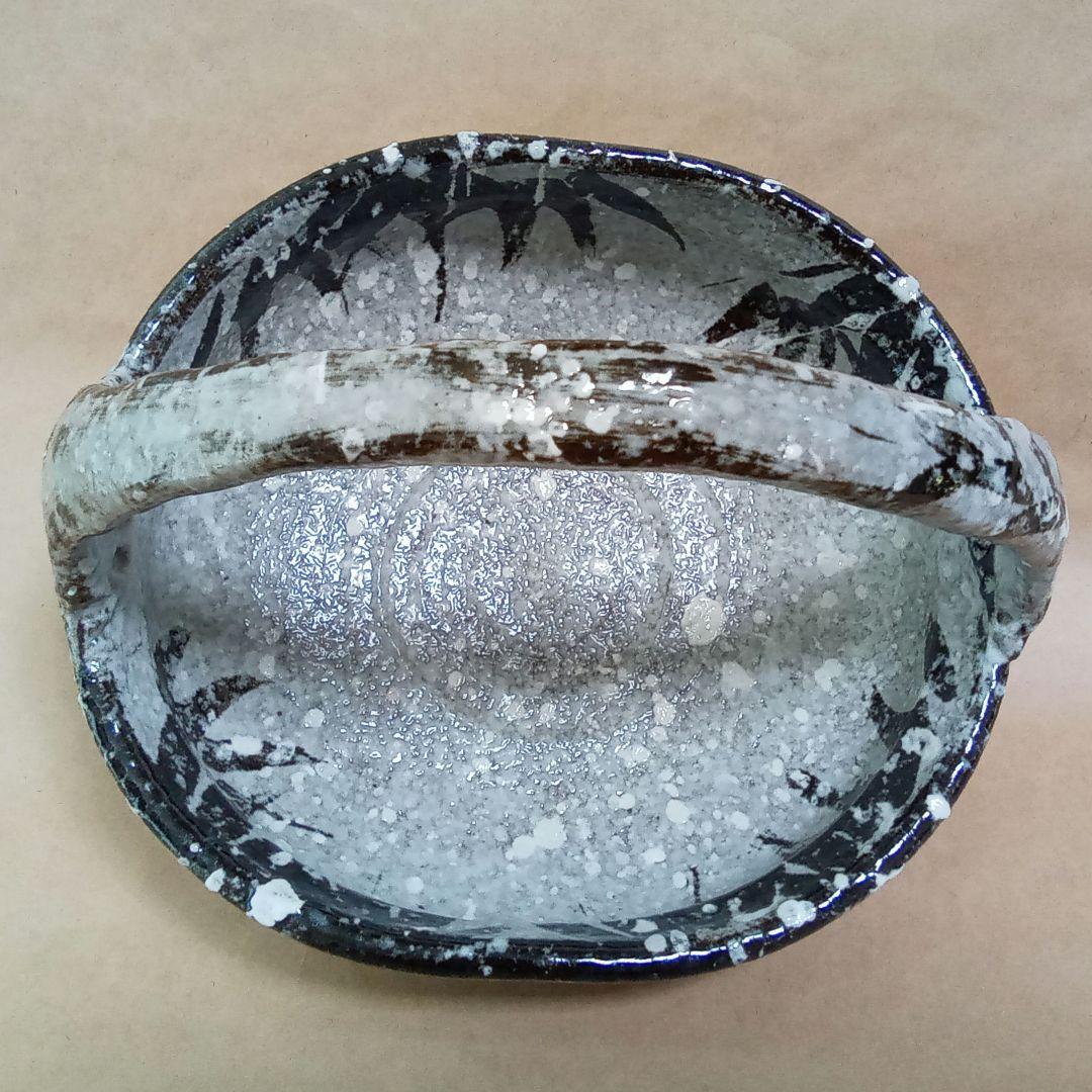 手鉢　雪笹　乾山写　与し三