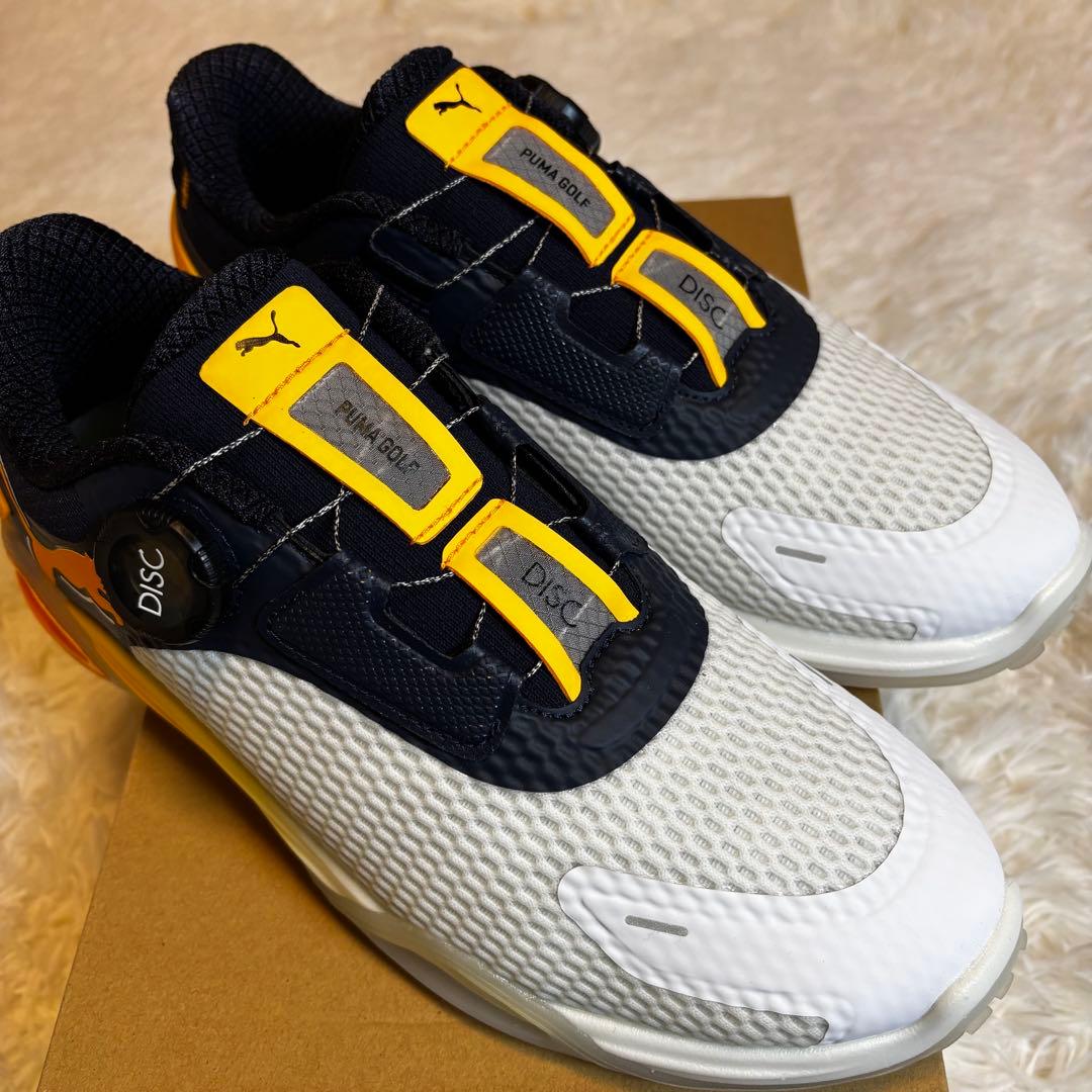 【未使用】PUMA NITRO スパイクレスゴルフシューズ BOA 25cm白紺
